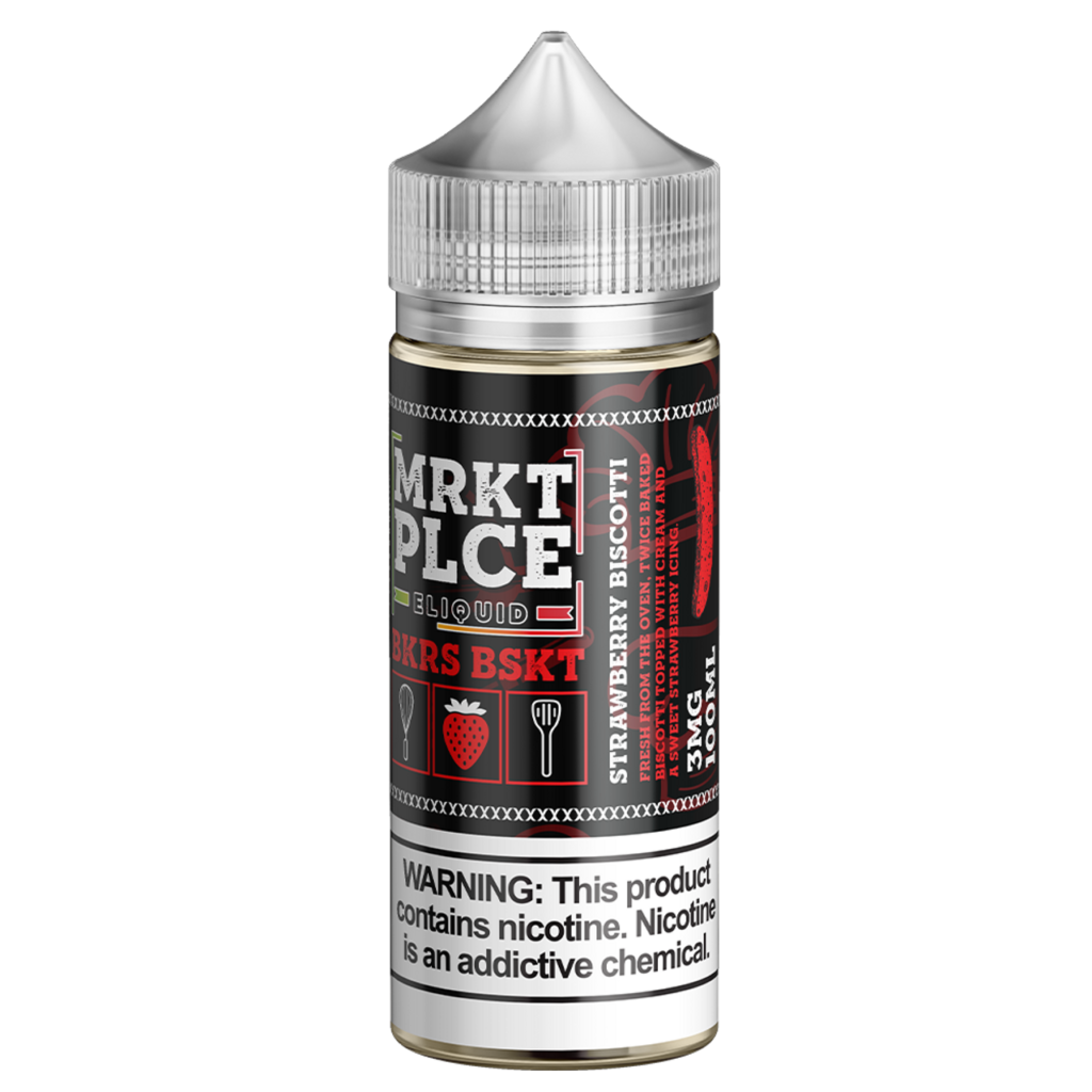 Strawberry Biscotti - MRKT PLCE Salt E-Liquid 30ML