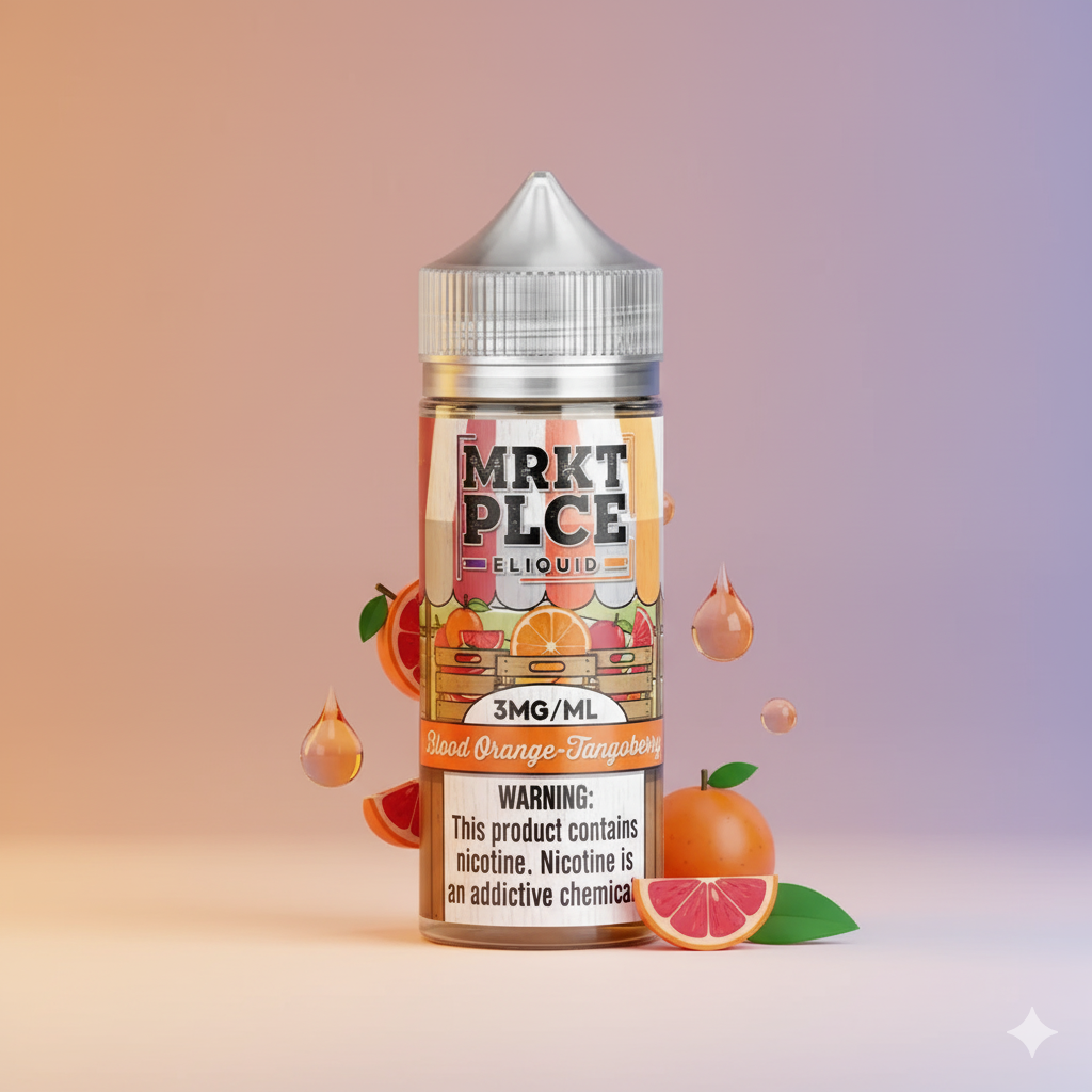 Blood Orange Tangoberry – MRKT PLCE E-Liquid